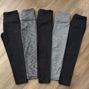 5 pair Victorias Secret Sport/Knockout capri/or 7/8 length leggings